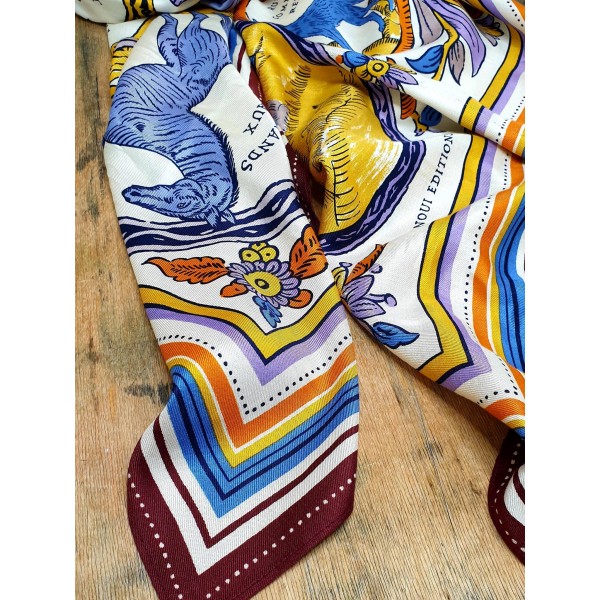 Inoui Editions šilko ir modalo skara CHANCE INOUI AUTUMN